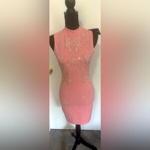 NWT Fashion Nova Jeneth Embellished Mini Dress